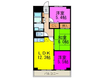 間取図 グレイスコートたちばな