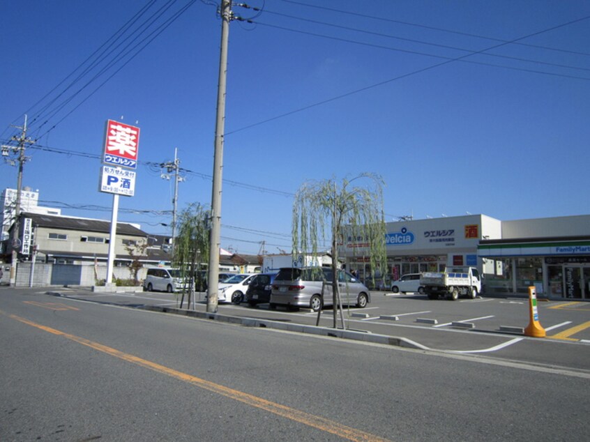 物件(ドラッグストア)まで364m グランカーサ高井田