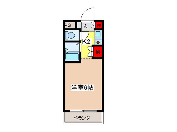 間取り図 インタ－ナショナル玉造