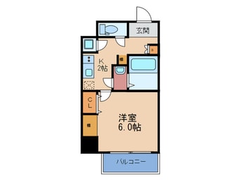 間取図 ﾚｼﾞｭｰﾙｱｯｼｭ梅田AXIA(1401)