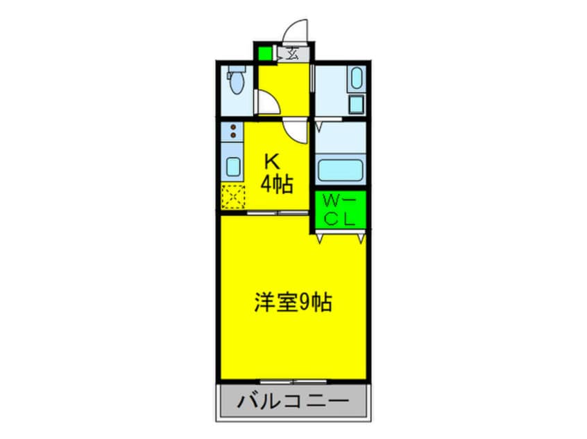 間取図 アンプルールフェール 六反