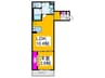 F+style常磐町 1LDKの間取り