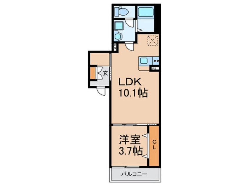 間取図 F+style常磐町