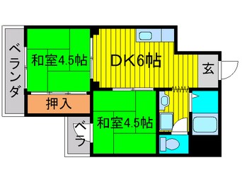 間取図 アロ－ハイツ