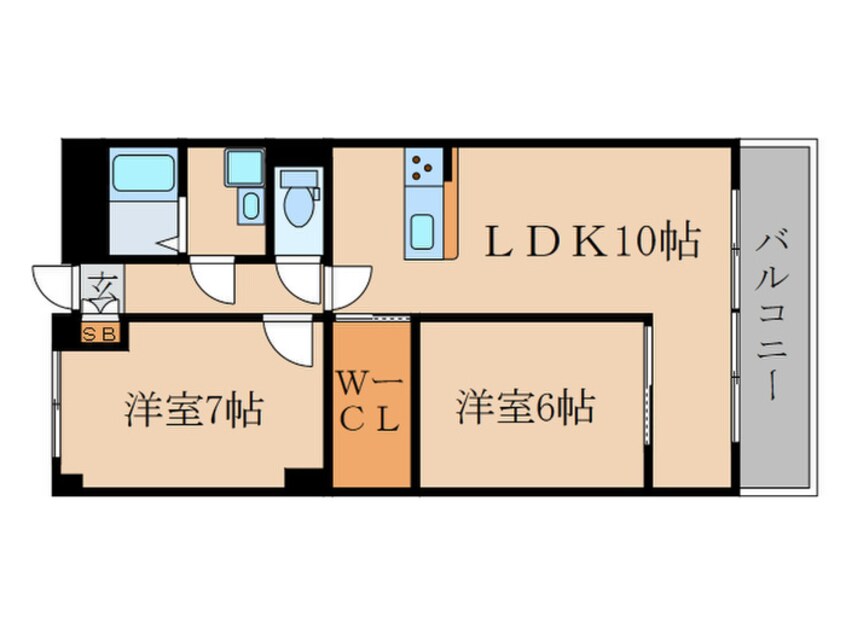 間取図 メゾン墨染