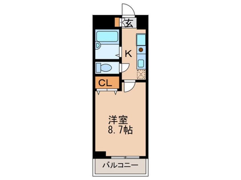 間取図 Ｍ＆Ｍ　ウメダイースト