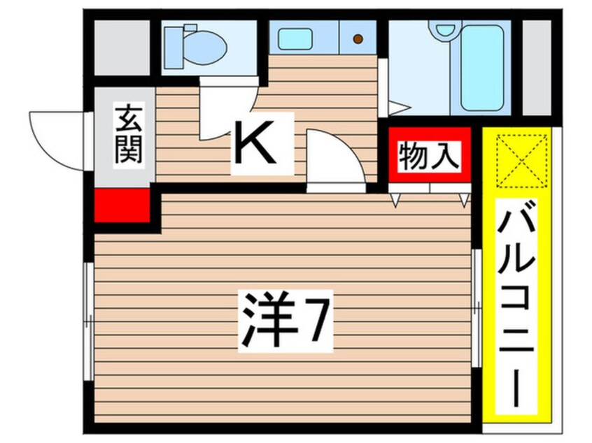 間取図 フォンテ－ヌ武庫之荘