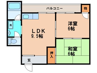 間取図 東豊中マンション