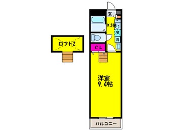 間取図 メゾン　バヴァ－ル