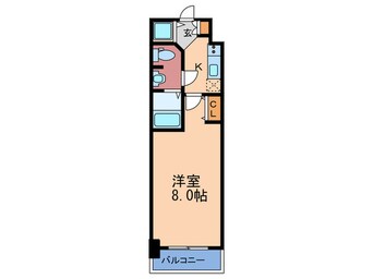 間取図 エスライズ梅田北（1105)