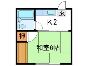 間取図 第３志賀乃家ハイツ