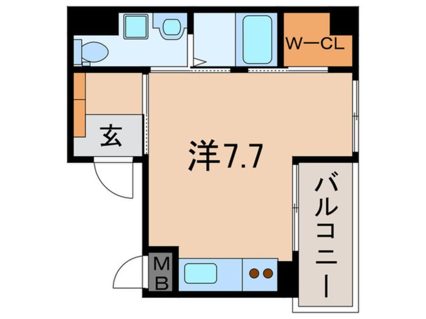 間取図 ＥＲコ－ト王子公園
