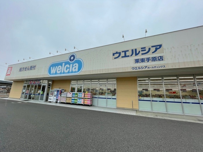 ウェルシア手原店(ドラッグストア)まで800m ブールヴァール
