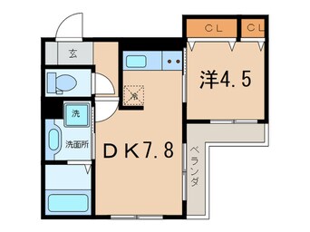 間取図 レ・セーナ甲東園