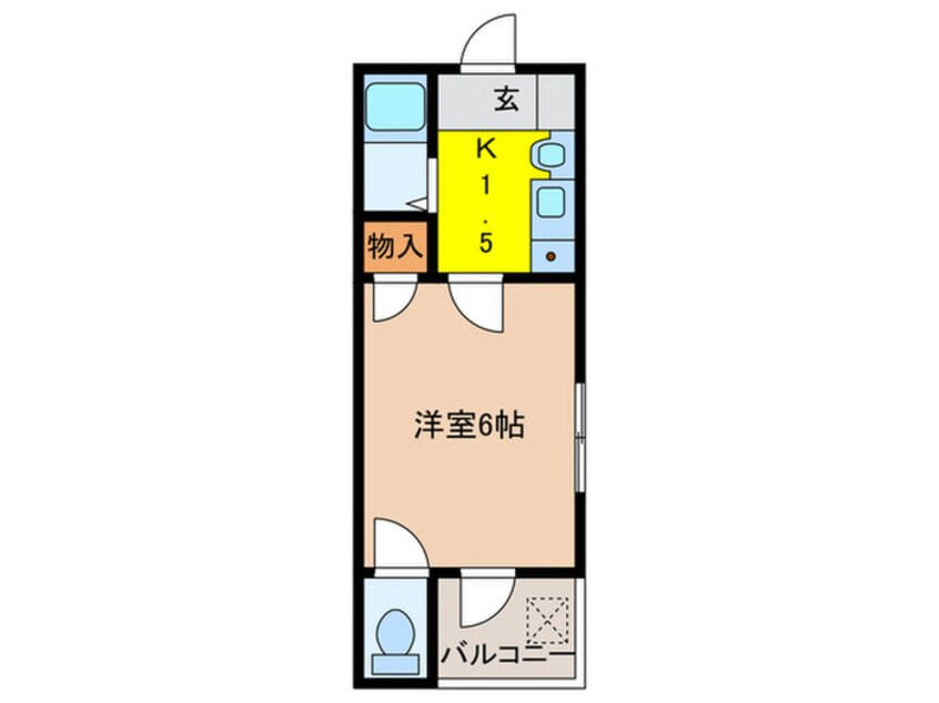 間取図 スズランハイツ