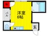 ニューハイツ桜 1Rの間取り