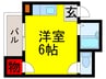 ニューハイツ桜 1Rの間取り