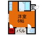 ニューハイツ桜 1Rの間取り