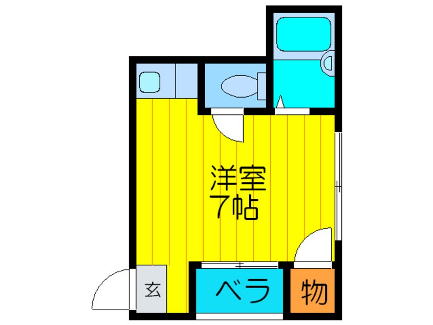 間取図 ニューハイツ桜