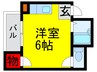 ニューハイツ桜 1Rの間取り