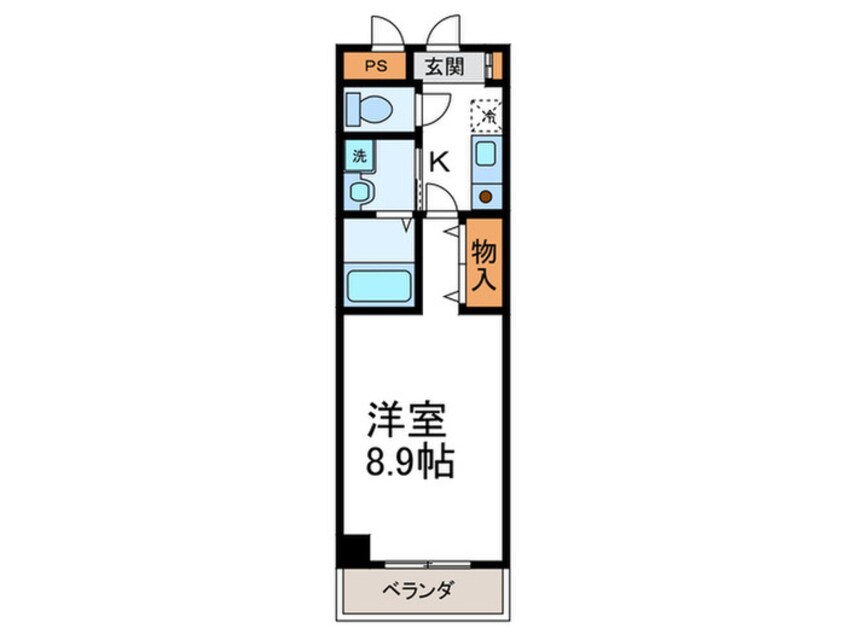 間取図 ジュネス・ブランド－ル