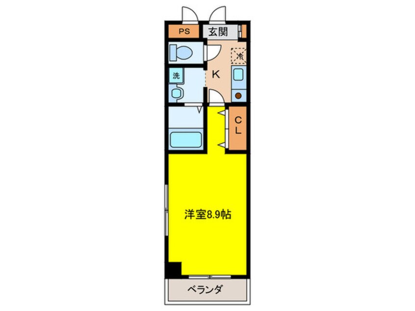 間取図 ジュネス・ブランド－ル