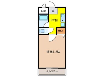 間取図 シャルルシャトー