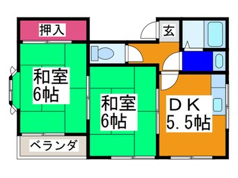 間取図 セントヒル藤井寺