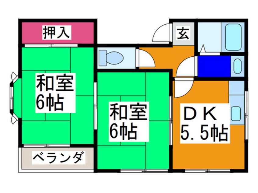 間取図 セントヒル藤井寺