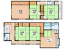 高槻市古曽部町一戸建 5LDKの間取り