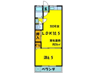 間取図 岡ハイツ北棟