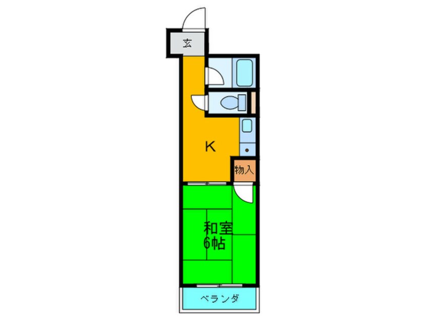 間取図 西郷マンションⅡ