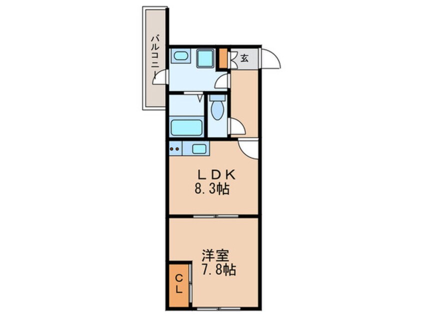 間取図 プリマルーチェ大正