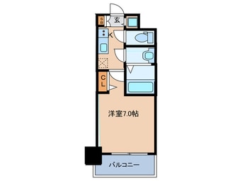 間取図 ﾌｧ-ｽﾄﾌｨｵ-ﾚ城北公園通(502)