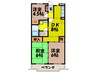 JAｾﾋﾟｱⅡ番館 3DKの間取り
