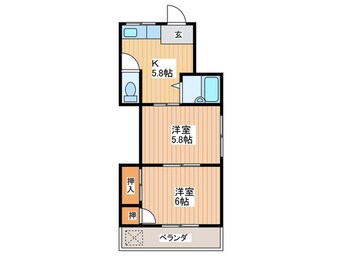 間取図 高千穂マンション