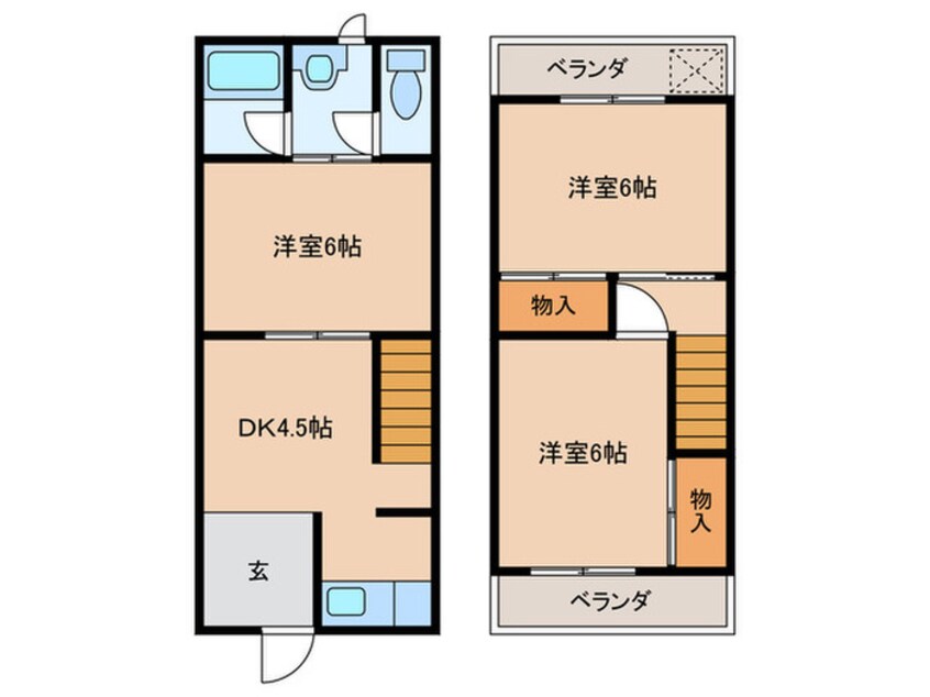 間取図 舟田町戸建て