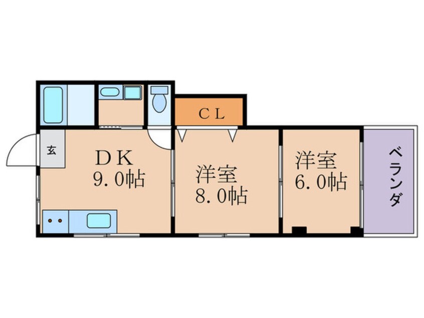 間取図 久野ハイツ