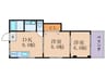久野ハイツ 2DKの間取り