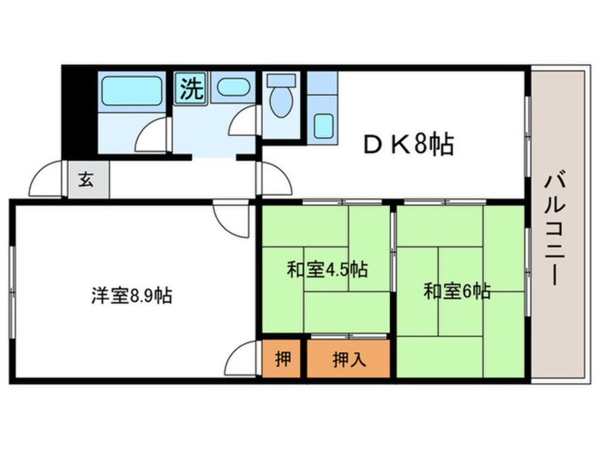 間取図 ロココ桂