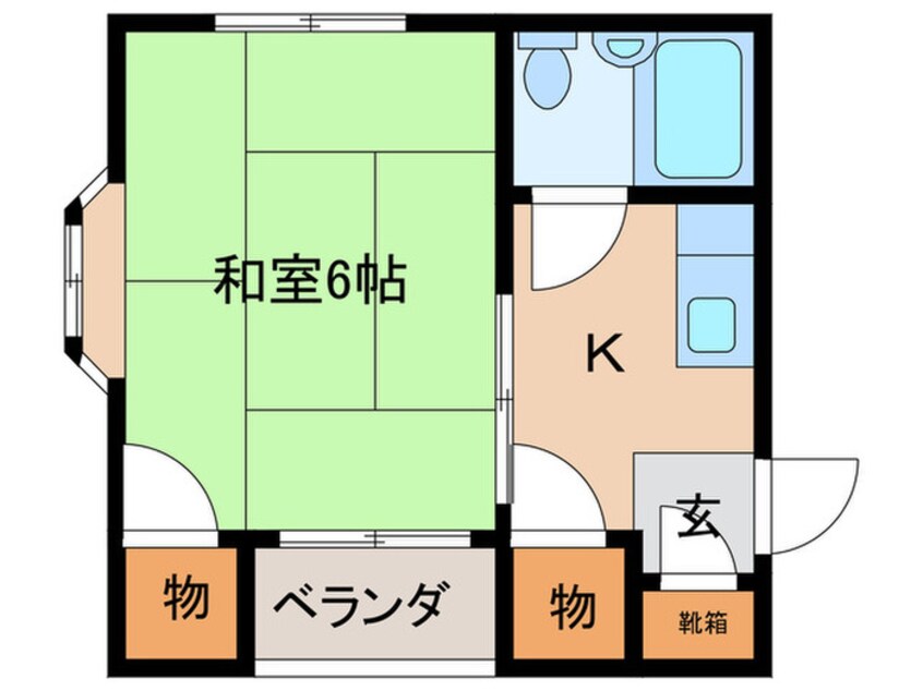 間取図 ベルハイツ２