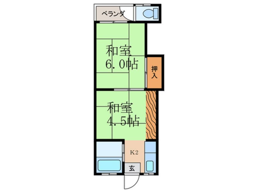 間取図 こがねリブマンション