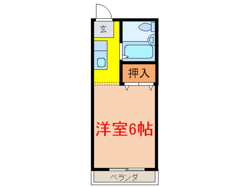 間取図 ハイツ河田