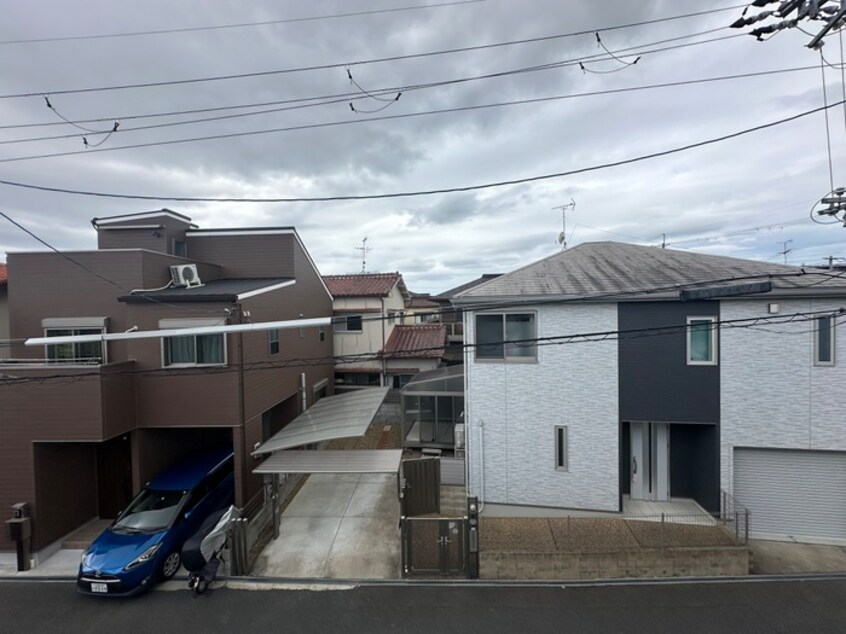 室内からの展望 総持寺駅前貸家