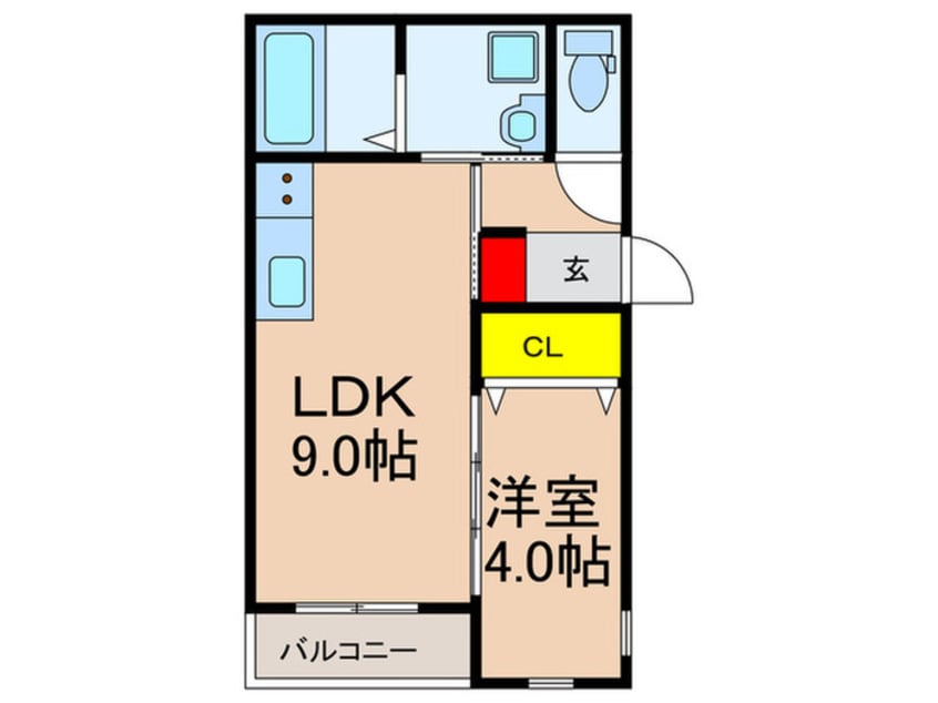 間取図 リヴェール長尾