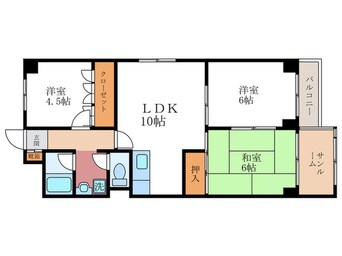 間取図 カストルム洛北