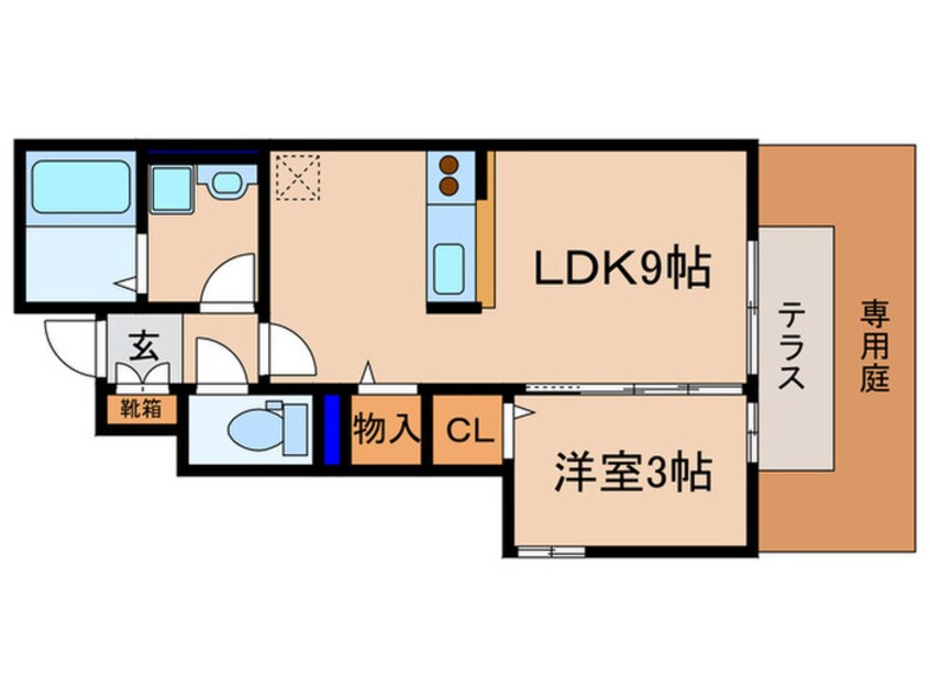 間取図 ロ－ズコ－トハイツ木村