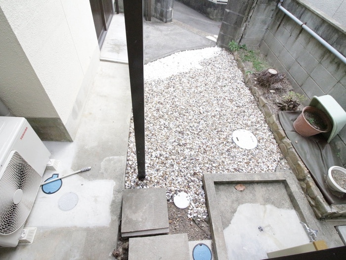 室内からの展望 霞ケ丘貸家