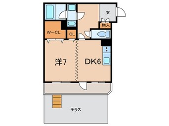 間取図 パルポ－ト高羽