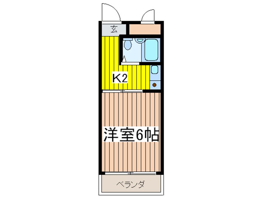 間取図 トゥリオーニ鶴橋